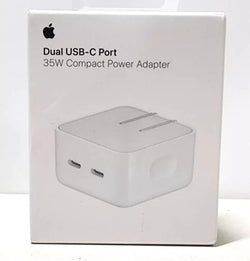 Cargador USB C Doble 35W iPhone iPad Macbook Air 13 Original